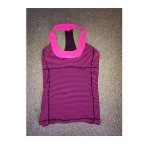 Lululemon striped racer back top